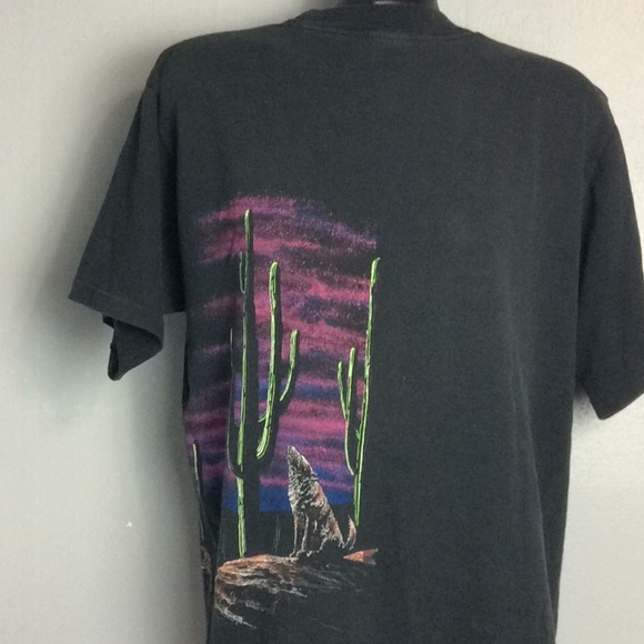 Vintage Hazelwoods Premo Howling Coyote TShirt - Picture 6 of 8